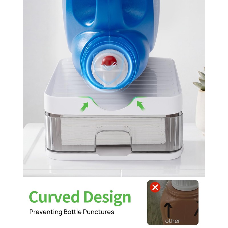 Mbetter 3-in-1 Laundry Detergent Holder + Storage Drawer + Drip