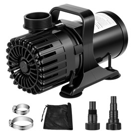 VIVOSUN 3000 GPH Submersible Water Pump with Barrier Bag, 150W Pond Pump with 18FT. Lift Height, Ultra Quiet Aquarium Pump for Pond, Waterfall, Fish Tank, Statuary, Hydroponic