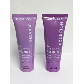 PRAVANA The Perfect Blonde Shampoo & Conditioner 2 Oz Travel Combo,