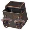 HAIICEN Antique Copper Stainless Bottle Opener Wall Mounted with Cap