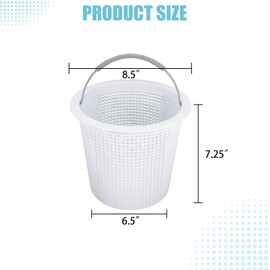 8 Inch Pool Skimmer Basket Compatible with Pentair 85014500 and S200/B200