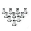 STRAIGHT 12-834 Nut Rivet, Aluminum, 10 Pieces, M4 x 0.7