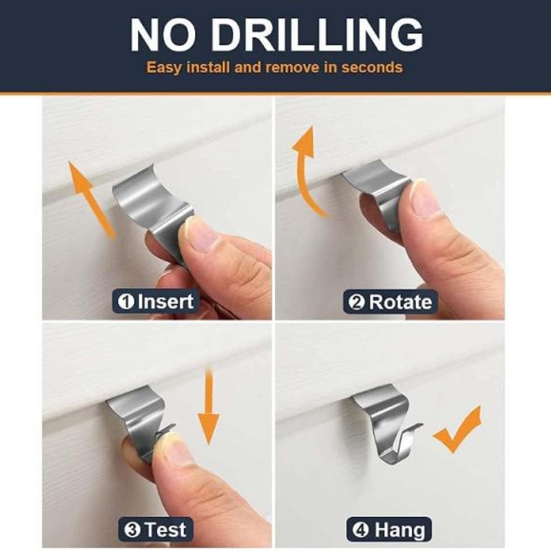 Siding Hooks, 304 Stainless Steel, Durable Indoor Outdoor Hanger, Maximize