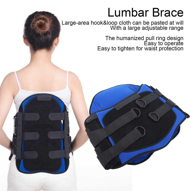 Adjustable Waist Back Brace Fracture Recovery Breathable Lumber Spine Support