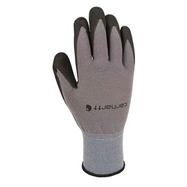 Carhartt Men's Foam Latex Glove, Grey, Large