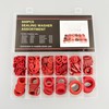 Red Steel Paper Fiber Flat Washers Kit,Yenghome 12 Size Insulation