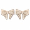 LUOZZY RRhinestone Faux Pearl Bowknot Shoe Clips High Heels Accessories