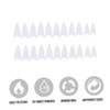 Healvian 500pcs Plastic Nail Tips Long Artificial Fingernails Easy Shape