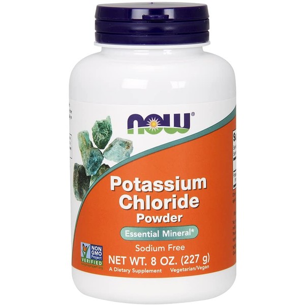 Now Foods: Potassium Chloride Powder Table Salt Substitute, 8 oz (2 pack)