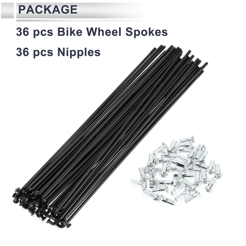 RATCHROLL 1 Set Universal Bicycle Spokes 12G 203mm Length Bike