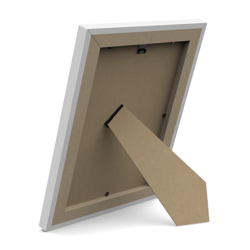 MH Traders White A5 Picture Frame - Freestanding and Wall