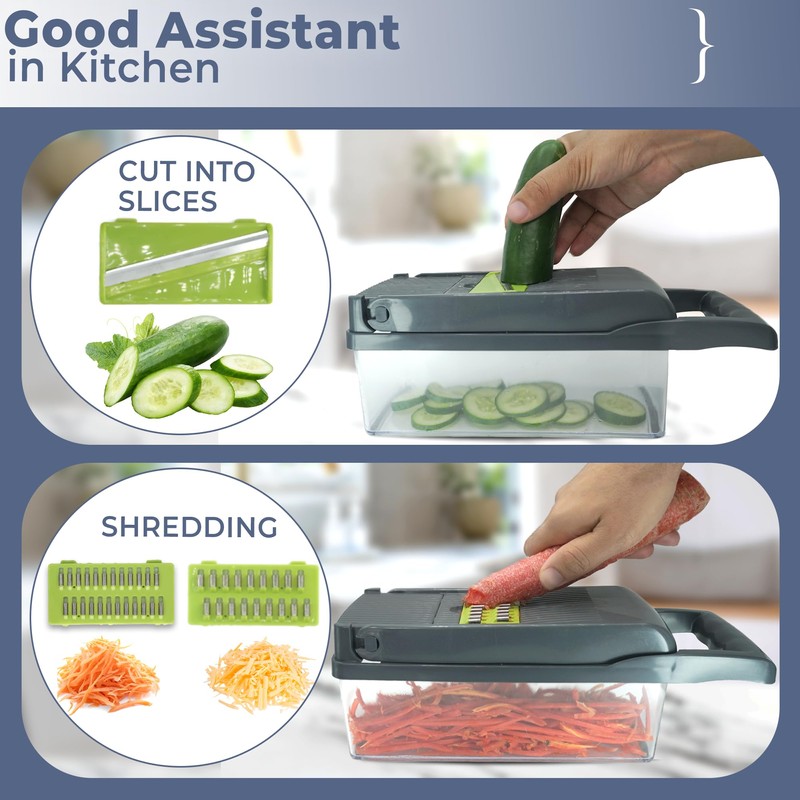 Vegimax Vegetable Chopper & Slicer: Effortless Veggie Cutting for Onion,
