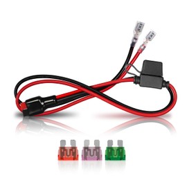 Anderson Power Pole PP45 Connector to F2 Spade Terminals Cable – 12 AWG, 2 Feet, 40 Amp Fuse, Heavy Duty Automotive, Solar, & Battery Power Wire for Electrical Connections