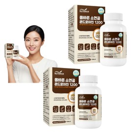 nutrinus Chondroitin 1200 Proteoglycan Proteoglucan Chondroitin 60 tablets, 2 units 💊1+1 container / 콘드로이친1200 프로테오글리칸 프로테오글루칸 콘도로이치 60정, 2개 💊1+1통