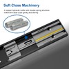 VADANIA 14" Soft Close Drawer Slide, #VK1245, 3-Fold Full Extension,