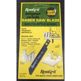 RemGrit Grit Edge Saber Saw Blade Medium Makita Shank Tungsten Carbide SSM3-1MH