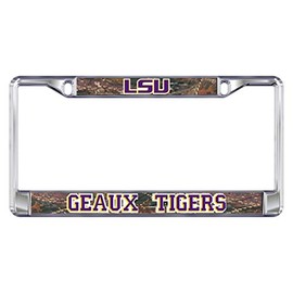 LSU Plate Frame (DOMED CAMO LSU PLATE FRAME (37180))