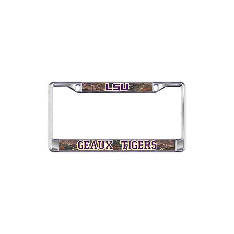 LSU Plate Frame (DOMED CAMO LSU PLATE FRAME (37180))