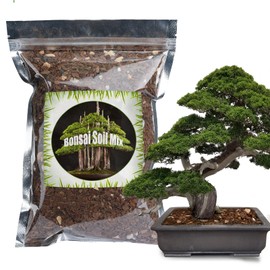 Doter Bonsai Soil Mix Ready to Use (2qt), Premium Fast Draining Organic All Purpose Potting Mix for All Varieties of Bonsai