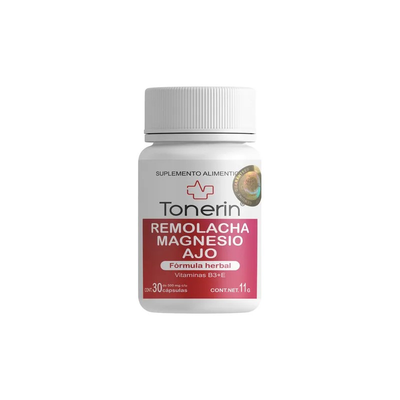 Suplemento en cápsulas blandas Complejo Herbal Apoyo Cardiovascular Remolacha x