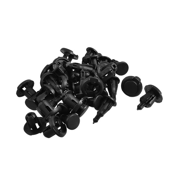 VekAuto 20Pcs 10mm Hole Plastic Rivets Fastener Fender Bumper Push