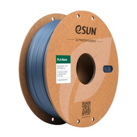 eSUN eSUN PLA Basic Filament 1.75mm, 3D Printer Filament High Speed PLA for Fast Printing, 1KG Spool (2.2 LBS) 3D Printing Filament for High Speed 3D Printers, Grey