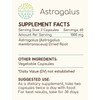 Astragalus 120 Capsules, 500 mg, Concentrated Liquid Drops Natural Astragalus