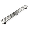 Neodrain 28 Inch Rectangular Linear Shower Drain with Brick Pattern