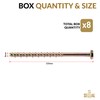 Sequal ZEUS Bolts (M8 x 150mm)