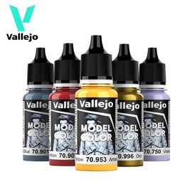 Vallejo Acrylic Paint New Model Color Series 17ml (No. 001-050) / 바예호 아크릴 도료 뉴 모델컬러 시리즈 17ml (001-050번)