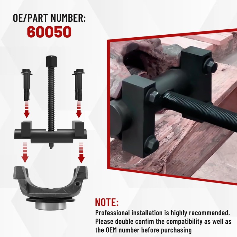 Endxedo Heavy Duty Yoke Puller Kit 60050 Yoke Puller for