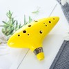 12-hole Alto C Ocarina Portable Musical Instrument with Protective Bag