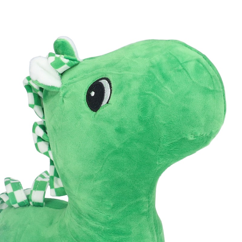 Plush Green Horse Toy Portable Mini Soft Comfortable Cute Fun