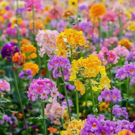 Mixed Color Rape Flower Seeds for Planting, Pack of 2000 Rapeseed