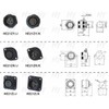 HangTon HE21 6 Pin Waterproof Connector Male Female Cable Plug