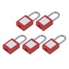 5 Set Lockout Tagout Locks Chrome Plated Nylon Loto Safe