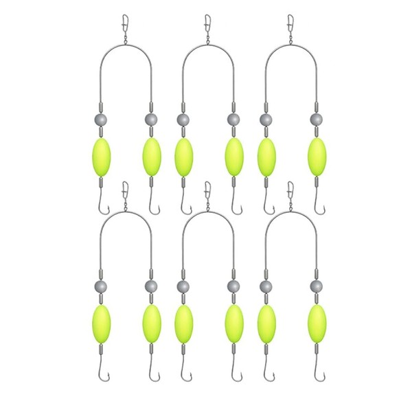 Double-Hook Reverse Bottom Rig, Swimming Bait for Beginners, Amateurs and