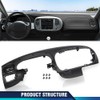 PIT66 Black Dash Pad Bezel Compatible with Ford F150 1997-2003/
