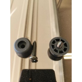 Original Importer 1988-91 Honda CRX EF8 Rubber Cargo Cover Cushions (pair) w/screws 84406SH2000