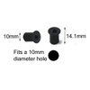 Speedy Fasteners Black Aluminium Motorcycle Wind Screen Windshield Bolts Washers