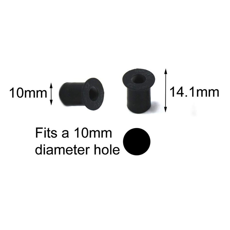 Speedy Fasteners Black Aluminium Motorcycle Wind Screen Windshield Bolts Washers