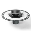 Bernkot Square Shower Drain, 4" Matte Black 304 Stainless Steel