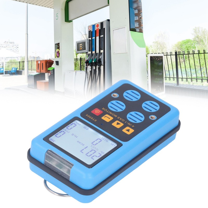 Gas Monitor 4 in 1 CO H2S O2 LEL Accurate