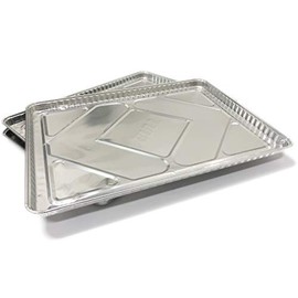 Bull Outdoor Products 24268 Grease Tray Liner, Silver, 12 Pack, for 30" Bull Grills