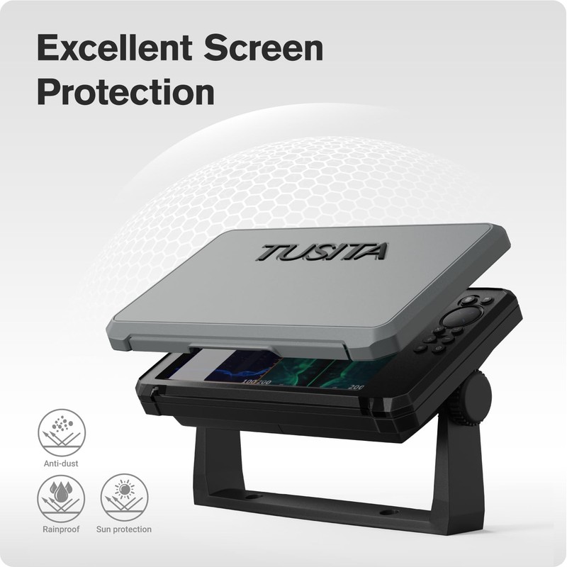 TUSITA Sun Cover 000-16251-001 Compatible con Lowrance Eagle 9''Buscador de