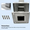 LIUCHONGYANG99 Glass Railing Post 42"x1.5"x1.5" Stainless Steel Satin Finish, for