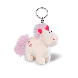 4M 40091 NICI 40091.0 10 cm Unicorn Theodor Key Chain, Pink, 10cm