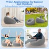Realspring Inflatable Bean Bag Chairs Outdoor Blow up Camping Chairs