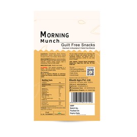 Dawn Lee Morning Munch – 75g Protein-Rich Roasted Snack | Gluten-Free, No Maida, Palm Oil-Free | Healthy Mix of Seeds, Flakes & Dried Fruits | Non-Fried Natural Energy Booster | Cholesterol Free, Sodium Free, No Artificial Ingredients