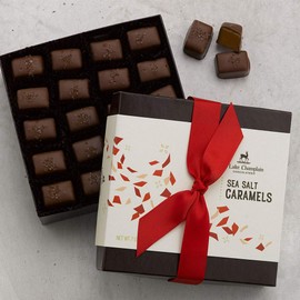 Lake Champlain Chocolates Milk Chocolate Sea Salt Caramels, 20 Pieces, 7 Ounces